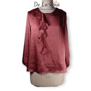 ✨ CLEARANCE SALE ✨ NWT Melissa Masse Long Sleeve Blouse Small